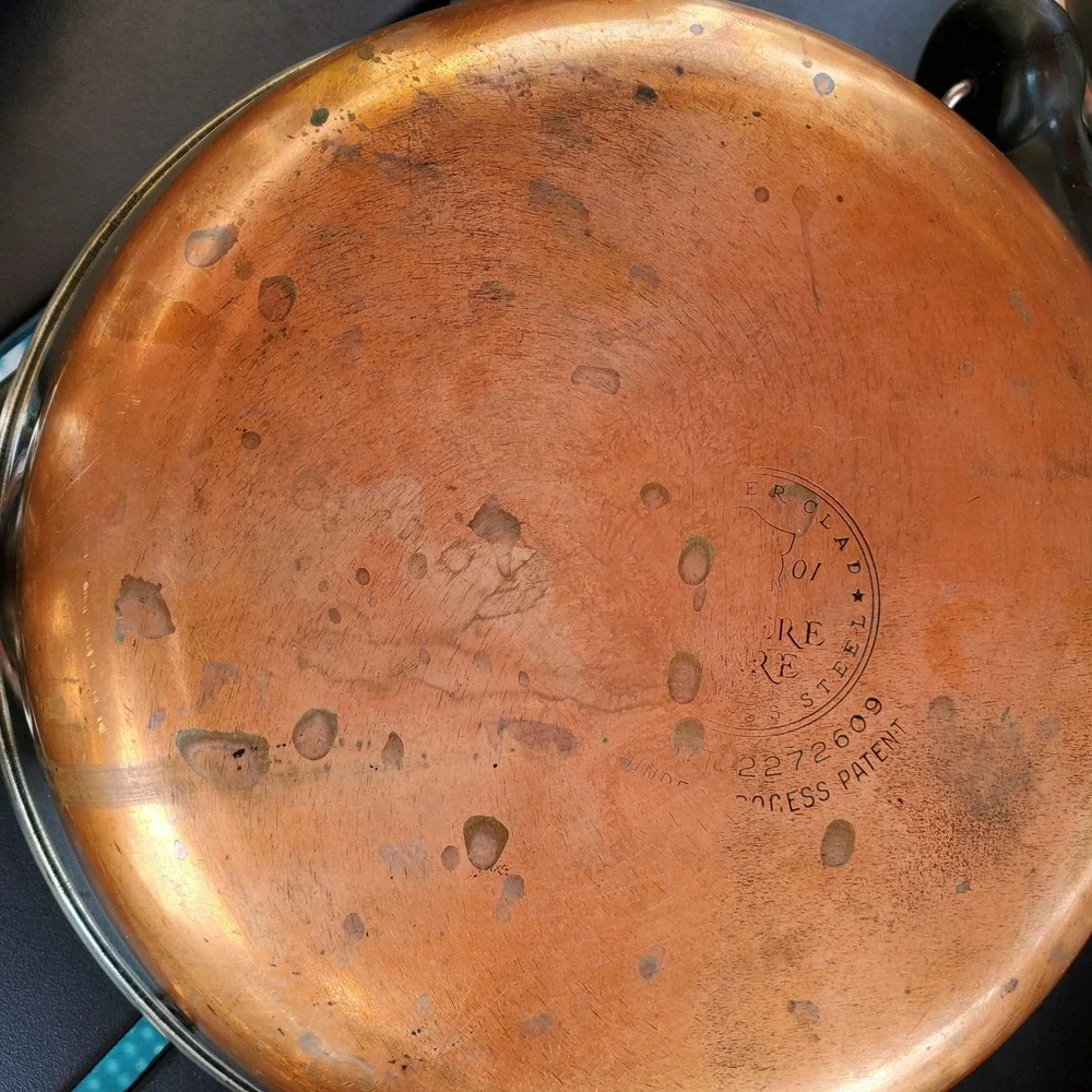 Vintage Revere Ware 1801 Copper Bottom 13-Pc Cookware Set Pots Pans Lids USA